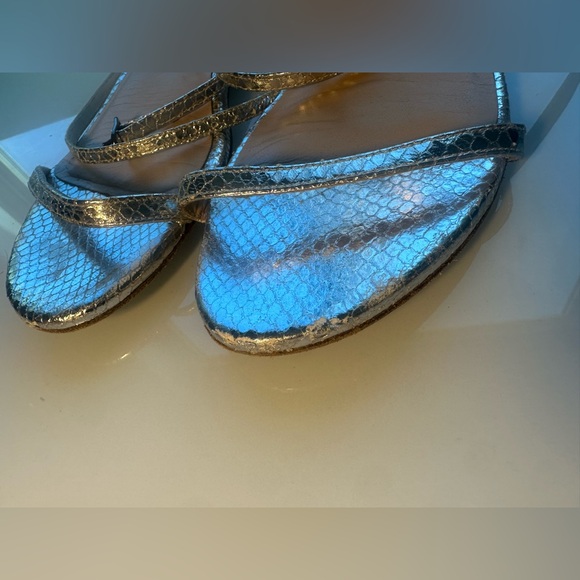 Stuart Weizman silver sandals size 8 - Picture 6 of 10